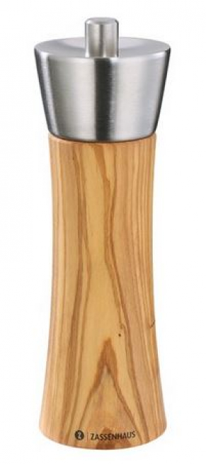 PM-Zassenhaus "AUGSBURG" Olivenholz 18cm+30g TELLICHERRY